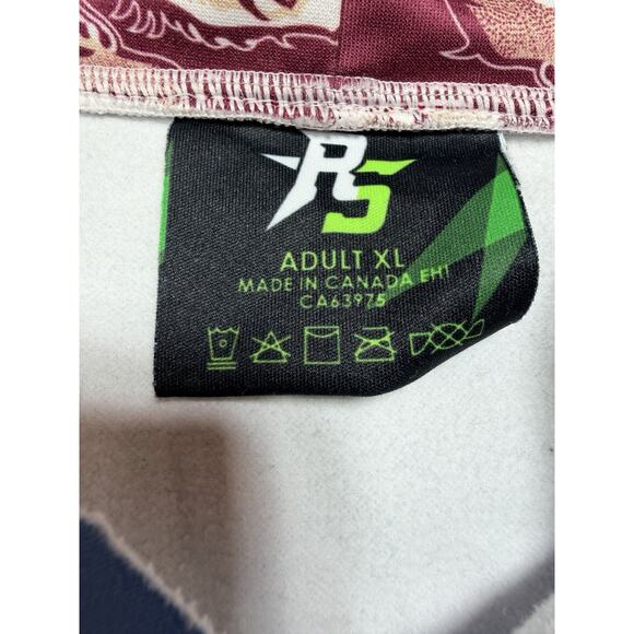 Rockstar Apparel *Rare* Bill Murray Roller Hockey Hoodie Polyester XL Blue - Picture 4 of 10